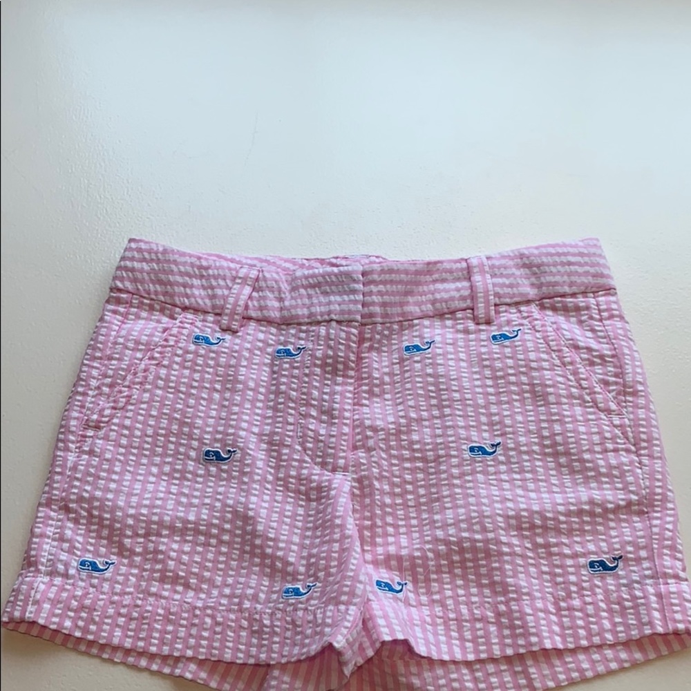 Vineyard Vines Girls seersucker shorts
